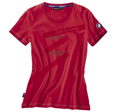 Женская футболка BMW Motorrad Logo T-Shirt in Red, for women