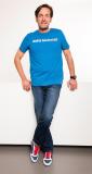 Мужская футболка BMW Motorrad Logo T-Shirt in Blue, for men, артикул 76618547871
