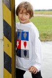 Детская футболка BMW Motorrad Logo Kids Longsleeve, White, артикул 76618547614