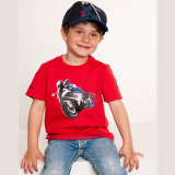 Детская футболка BMW Motorrad Logo T-Shirt in Red, Children, артикул 76618547942