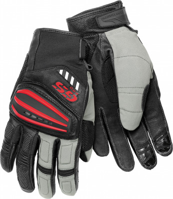 Мотоперчатки BMW Motorrad Rallye Gloves, Black/Gray/Red