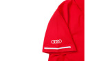 Мужская рубашка-поло Audi Mens poloshirt, Audi Sport, Red, артикул 3131501212