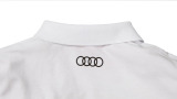 Женская рубашка-поло Audi Womens Poloshirt, Audi Sport, White 2016, артикул 3131603101