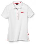 Женская рубашка поло Audi Womens Poloshirt, Audi Sport, White 2016