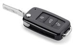 Накладка на ключ Volkswagen Key Case, R, Black, артикул 000087015A