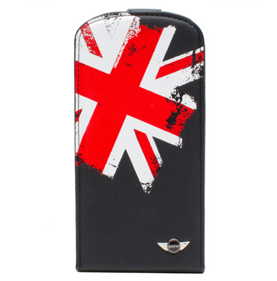 Кожаный чехол-флип MINI для Samsung Galaxy S4 Design 01 Flip Black