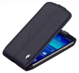Кожаный чехол-флип BMW для Samsung Galaxy S4 Signature Flip Navy Blue, артикул J5200000037