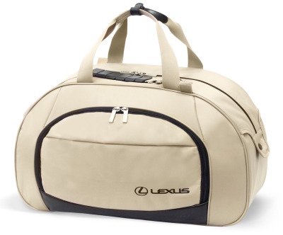 Дорожная сумка с логотипом Lexus, бежевая