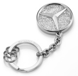 Брелок Mercedes-Benz Key Ring, Saint-Tropez, Silver / White, артикул B66959998