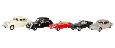 Набор из пяти моделей Jaguar Scale Model Set of Five, 1:76
