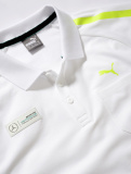Мужская футболка поло Mercedes AMG Petronas Men's Polo Shirt, White, артикул B67996620