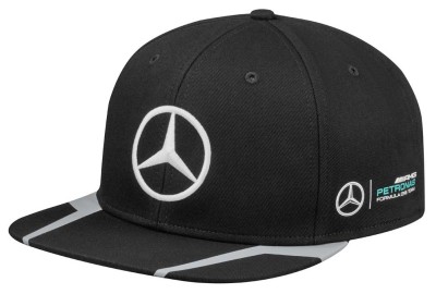 Кепка унисекс Mercedes AMG Petronas F1 Unisex Lewis Hamilton Flat Brim Cap, Black