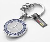 Брелок Mercedes-Benz Key Ring, Stuttgart, Silver, артикул B66041524