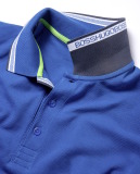 Мужская футболка поло Mercedes-Benz Men's Polo Shirt, Hugo Boss, Royal Blue, артикул B66958148