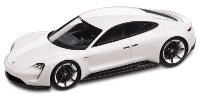 Модель автомобиля Porsche Mission E, Scale 1:43, White