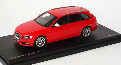 Модель автомобиля Audi S4 Avant, Misano Red, Scale 1:43