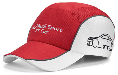 Бейсболка унисекс Audi Unisex Team Cap, Audi Sport TT Cup, red/white