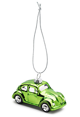 Елочная игрушка Volkswagen Decoration Christmas Green Beetle