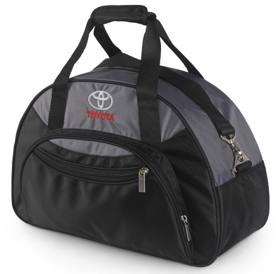 Спортивная сумка унисекс Toyota Unisex Sports Bag, Black/Grey