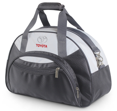Спортивная сумка унисекс Toyota Unisex Sports Bag, Grey/White