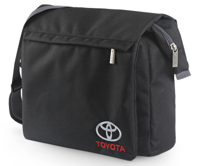 Наплечная сумка для документов и ноутбука Toyota Messenger Bag, Black