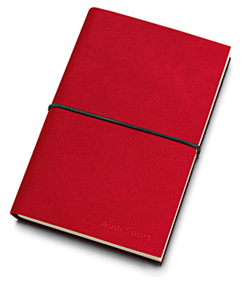Блокнот Audi Sport Notebook Nardia DIN A6, red