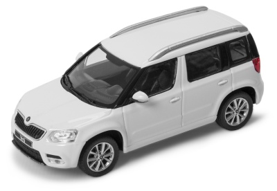 Модель автомобиля Skoda Yeti, Scale 1:43, White Candy