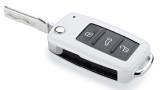 Накладка на ключ Volkswagen Beetle Coccinelle Plastic Key Cover, White, артикул 5C0087012
