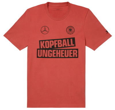 Мужская футболка Mercedes Men’s T-Shirt, Kopfballungeheuer, Red