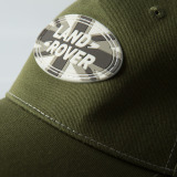 Бейсболка Land Rover Union Flag Badge Baseball Cap - Green, артикул LCCH113GNA