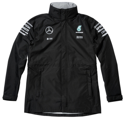 Мужская куртка Mercedes F1 AMG Petronas Men's Cagoule, Team, Black