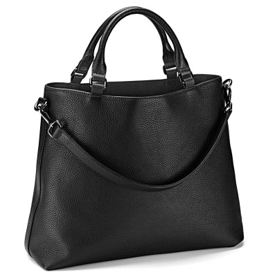 Женская кожаная сумка Audi Womans Handbag Black