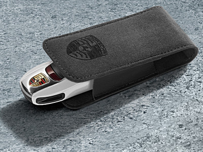 Замшевый чехол для ключа от автомобиля Porsche Key Case Alcantara