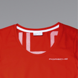 Женская футболка Porsche Women's T-shirt – Racing Collection, Red, артикул WAP7970XS0F