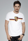 Футболка унисекс Porsche Unisex Collector’s T-shirt Edition No. 1 – Porsche Crest, артикул WAP6610XS0G