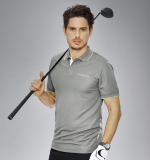 Мужское поло Porsche Men’s Golf Polo Shirt Sport, Grey-Green, артикул WAP54200S0G