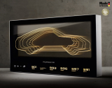 Светильник с силуэтами моделей Porsche 911 Silhouette Luminaire, артикул WAP0500060F