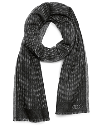 Шерстяной шарф Audi Wool scarf by PZero, black/grey