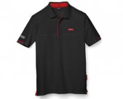 Мужская рубашка-поло Audi Mens poloshirt, Audi Sport, Black 2016
