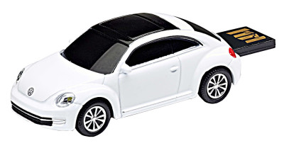 Флешка Volkswagen Beetle USB Flash drive 8Gb, White Candy