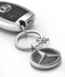 Брелок Mercedes-Benz Key Ring, Las Vegas, silver / black / white, артикул B66958326