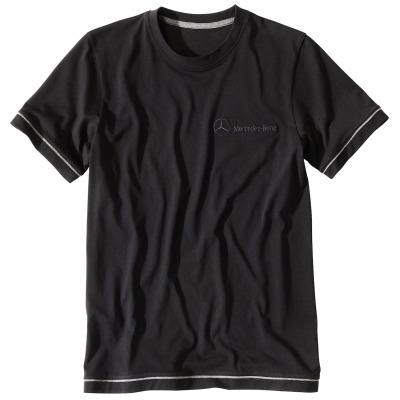 Мужская футболка Mercedes Men's T-shirt, black/grey elements