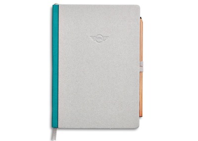 Блокнот MINI Notebook Colour Block, Grey/Aqua