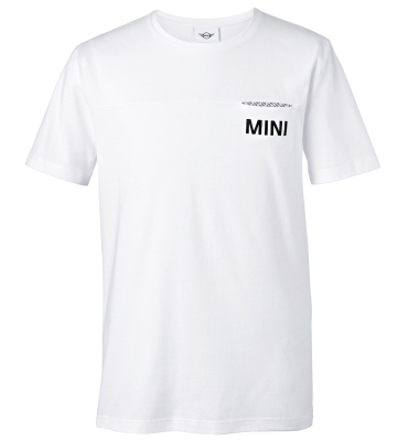 Мужская футболка MINI Men's T-Shirt, Wordmark Pocket, White