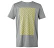 Мужская футболка MINI Men's T-Shirt Signet, Grey/Lemon