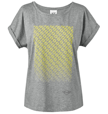 Женская футболка MINI T-Shirt Women’s Signet, Grey/Lemon