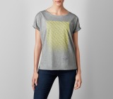 Женская футболка MINI T-Shirt Women’s Signet, Grey/Lemon, артикул 80142445577