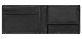 Кожаный кошелек Mercedes Mini wallet, Basic, Black Leather, артикул B66952686