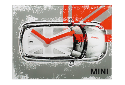 Настенные часы Mini Wallclock New MINI, Grey and Orange