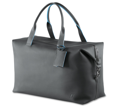 Кожаная сумка BMW i Leather Weekender Bag, Carbon Grey
